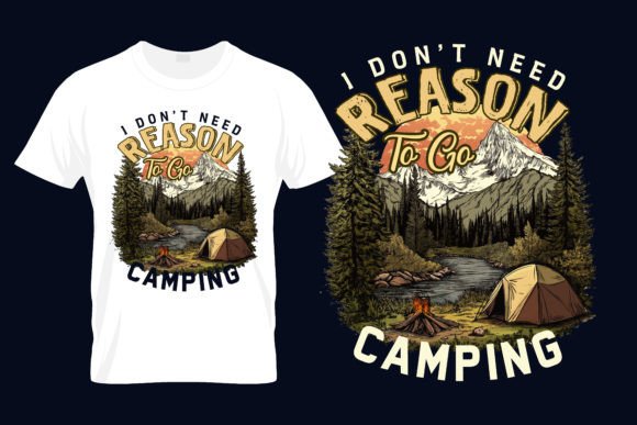 Adventure Camping Graphic T Shirt Design: A Designer's Toolkit