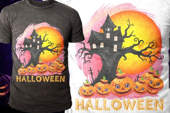 Best Halloween Graphic T-shirt Design for Spooky Season