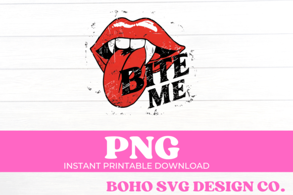 Bite Me PNG: Unleashing Edgy Vampire Graphics for Your Designs