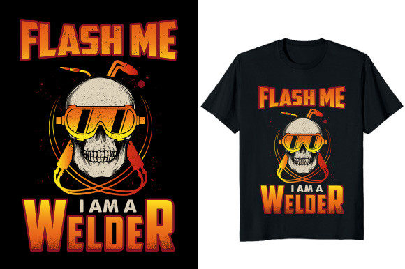 Dad Welder Graphic T-shirt Design: Beyond the Workshop