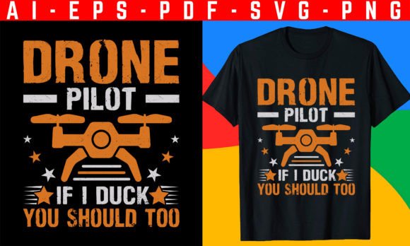 Drone Pilot if I Duck Graphic Design: A Creative Asset for Aerial Brands