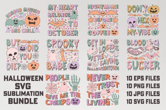 Halloween Sublimation Bundle SVG Graphic: Your Spooky Design Toolkit