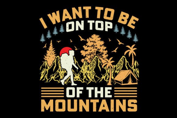 Mountains Retro Hiking T-Shirt Graphic: A Designer's Guide