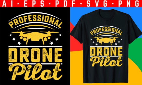 Professional Drone Pilot Vector Graphic: The Ultimate Design Asset