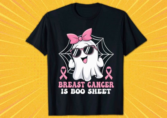 Unleash Bold Expression with the Breast Cancer is Boo Sheet Graphic