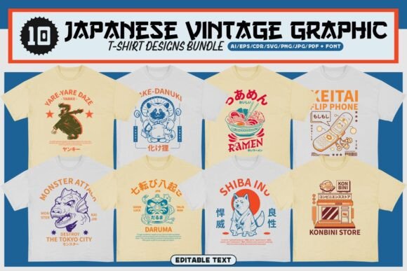 Unlocking the Soul of Japanese Vintage Graphic T-shirt Design