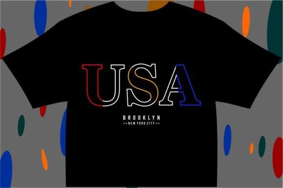 Urban City USA Brooklyn T Shirt Design Graphic: Capture the City's Grit